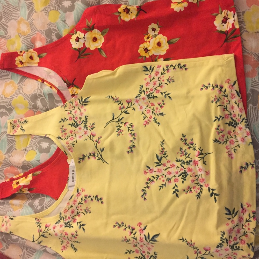 Forever 21 plus tank top crop tops